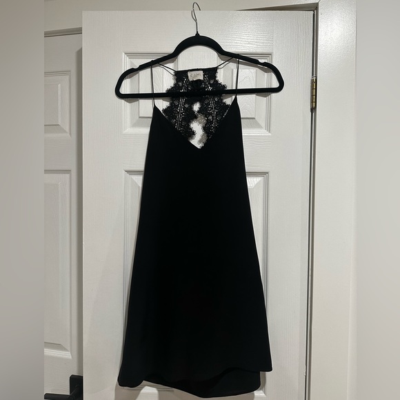 Cami NYC Black Silk Lace Open Back Soho Lingerie Mini Dress S - Picture 2 of 6